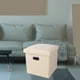 thumbnail image 4 of Almacenamiento plegable otomano reposapiés taburete de centro para habitación de sala de dormitorio contemporáneo Beige BLESIY Otomana de almacenamiento plegable, 4 of 8