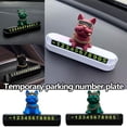thumbnail image 3 of Temporary Parking Number Card Car Phone Number Plate For Buses Parking, 3 of 8