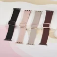 thumbnail image 4 of Recoppa Braided Stretchy Band Compatible with Apple Watch Bands for Women 40mm 38mm 41mm 42mm 44mm 45mm, Soft Adjustable Nylon Strap Solo Loop Wristband for iWatch Series 8 7 6 5 4 3 2 1 SE Ultra 2, 4 of 7