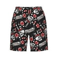 thumbnail image 7 of Disketp Men's Swim Trunks Hawaiian Breathable Surf Beach Swimsuits Mesh Lining Beach Shorts with Pockets-Vintage Skull Casino, 7 of 7