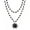 Sun, variant on Top-kevin Gothic Bat Necklaces Moon Cross Necklaces Black Crystal Chain Halloween Black Pendant Choker Halloween Jewelry for Woman