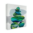 thumbnail image 3 of Stupell Vivid Aqua Zen Balancing Rocks Abstract Painting Gallery Wrapped Canvas Print Wall Art, 3 of 7