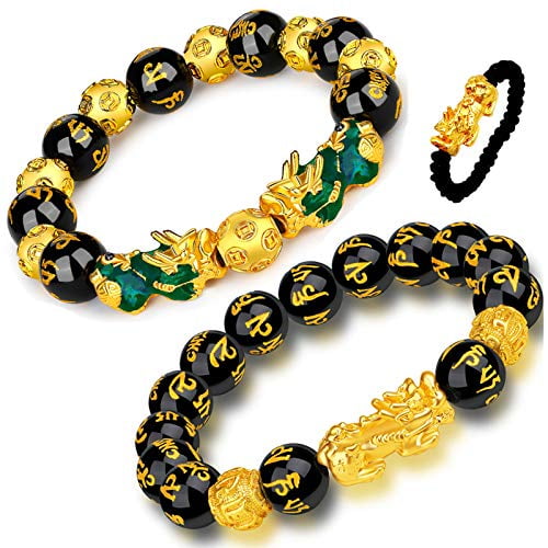 Black mantra bracelet outlet