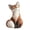 Orange3, variant on Fox Figurine Ornament Resin Animal Statue Woodland Decor Cute Shelf Decor Garden Accent Figurine For Home Office And Living Room For Everyday Home Use And Cozy Decor