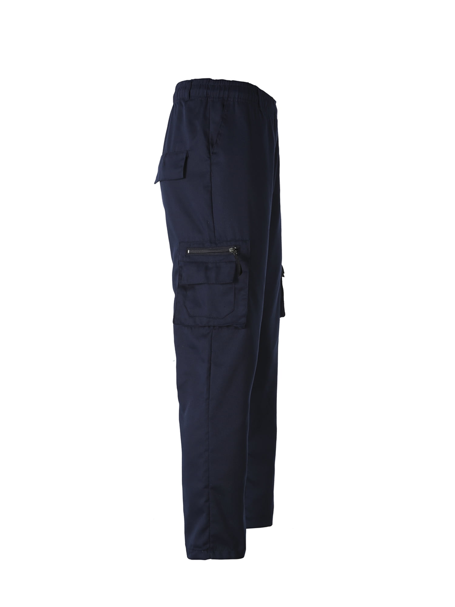 MEN'S HEAVY DUTY CARGO TROUSERS WARRIOR BRAND NAVY BLUE * REDUCED PRICE * 