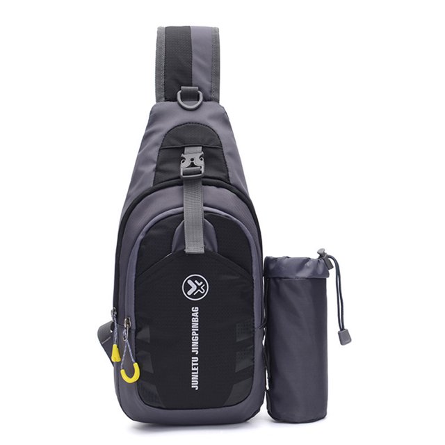 HEVIRGO Sac de Poitrine Anti-Rayures Réutilisable Résistant aux Déchirures Résistant à l'Usure Surface Imperméable Multifonctionnelle Facile à Transporter Mode Hommes Femmes Sac à Main pour Extérieur