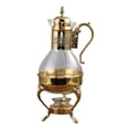 thumbnail image 2 of DOLITY Light Luxury Glass Tea Pot with Base Brewing Coffee Tea Serving Removable, 2 of 9