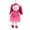 D004- Red, variant on Stuffed Rag Doll Gift, Girls Toys, Plush Princess Doll, Room Decor for Girls, Pink Tulle Skirt with Gold Star Accents, Soft Skin-Friendly Fabric, 11 Inch Size Easy for Small Hands