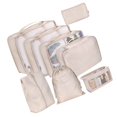 thumbnail image 1 of 8Pcs/Set Packing Cubes for Travel Clothes Clothing Sorting Sorting for Home Camping Family beige, 1 of 8