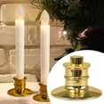 thumbnail image 4 of Base de ve de plástico Retro soporte de ve cónica electrónica de decoración del hogar 6x6x5.5cm Zulema candelabro, 4 of 8
