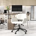 thumbnail image 1 of Homy Casa Upholstered Task Chair with Upholstery for Home Office, Beige Fabric, 1 of 10