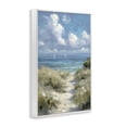 thumbnail image 2 of Stupell Industries Coastal Cloudy Sailboat path White Framed Giclee Art, 12 x 18, by Petals Prints Design, 2 of 8