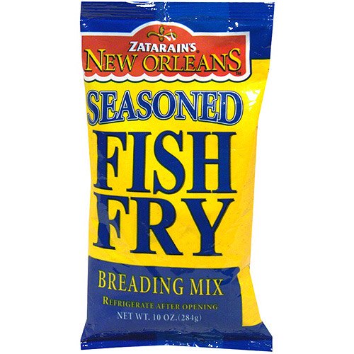 Zatarain's Seasoned Fish Fry Breading Mix, 10 oz (Pack of 12)