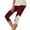 Z-Wine, variant on WCMZJ Womens Capri Leggings Floral Lace Trim Stitching Elastic High Waisted Stretch Solid Color Cropped Capris Pants