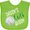 Apple Green, variant on Inktastic Daddy's Golf Buddy with Golf Ball Gift Baby Boy or Baby Girl Bib