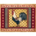 thumbnail image 3 of Poloson, Kimberly 18x15 Black Modern Framed Museum Art Print Titled - Provence Rooster II, 3 of 5