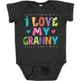 thumbnail image 3 of Inktastic I Love My Granny Cute Granddaughter Gift Girls Baby Bodysuit, 3 of 5