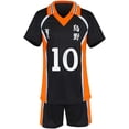 thumbnail image 4 of Verano niños adultos Jersey Unisex Karasuno escuela secundaria Hinata Shoyo Jersey Tobio Kageyama uniforme disfraz Cosplay, 4 of 5