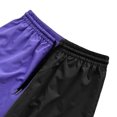 thumbnail image 7 of felwors Women's Color Block Cargo Pants - High Waisted Wide Leg Casual Trousers with Pockets Black, M, 7 of 7