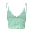thumbnail image 7 of Fesfesfes Women Vest Crop Wireless Bras Lingerie Sexy V-Neck Hollow Lace Underwear Camisole Summer Tank Tops with Built in Bras, 7 of 7