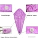 thumbnail image 4 of Toalla de microfibra para el cabello, envoltura absorbente de secado rápido para todo tipo de cabello, cuidado suave y delicado para tus mechones, paquete de 2 prácticos juegos para un secado sin, 4 of 5