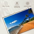 thumbnail image 6 of Elephant Stock Wailea Beach Wall Art - Horizontal Canvas Wall Art - Living Room Wall Decor - Beach Canvas - Orange And Green Decor - 12" x 8", 6 of 8