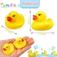 thumbnail image 2 of Juguetes de baño con forma de pato de goma LOUHUA, 50 unidades, minipatos para niños, 2 of 7