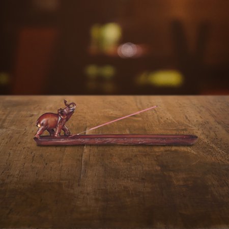 ICE ARMOR 11.5"W Elephant Incense Burner Sticks Holder