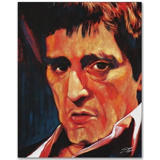 Posterazzi GDPSF104 Pacino Affiche Imprimée par Stephen Fishwick - 24 x 36 Po.