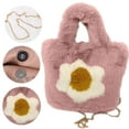 thumbnail image 3 of Mochila de peluche, bolso esponjoso, bolso suave para niños, regalo para niñas y mujeres, 3 of 5