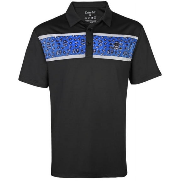 Clubhouse Cool-Stretch Men's Golf Shirt (Black)
