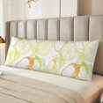 thumbnail image 2 of Rateoe Long Body Pillow Cover, 20x54 Inches Body Pillow Cases, Soft Brushed Microfiber Zipper Design, Lemon Potatoes -Pillows Not Included, 2 of 7