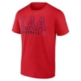 thumbnail image 2 of Men's Fanatics Red/White Los Angeles Angels Two-Pack Combo T-Shirt Set, 2 of 5
