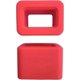 thumbnail image 2 of 2 soportes para hebilla de cinturón de seguridad de coche, protector de hebilla de cinturón de seguridad de coche, material de silicona duradero, para fácil acceso al cinturón de seguridad rojo, 2 of 5