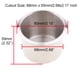 thumbnail image 3 of Portavasos Empotrado Sunnimix De Acero Inoxidable 20 Piezas 68 Mm Para Marinos RV, 3 of 8