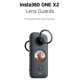 thumbnail image 2 of 4X Protectores de Lentes Cuerpo de Cámara Kits de Cubierta Protectora Adhesiva Tapa de Lente con Adhesivo para Insta 360 ONE X2, 2 of 5