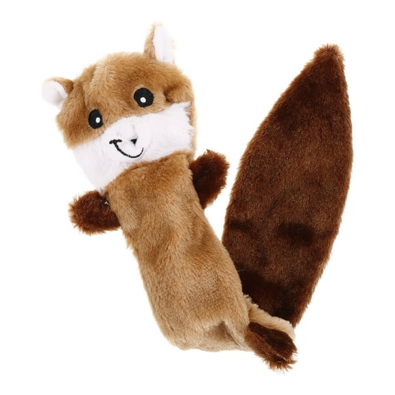 PBPBOX Pet Squeaky Toy Puppy Interactive Plush Biting Toy Chocolate Plush 1Pack