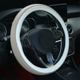 thumbnail image 4 of SNGMN Leather Car Steering Wheel Cover - Non-Slip, Universal Fit for Cars & SUVs, Fashionable & Durable, 4 of 7