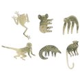 thumbnail image 2 of Colgante de decoración de plantas, 6 piezas de metal para decoración de plantas, conjuntos de animales decorativos, accesorios colgantes fieles a su promesa, 2 of 8