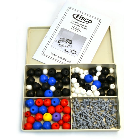 Eisco Labs Molecular Model Set - Biochemistry Student - 135 Pieces