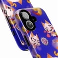 thumbnail image 2 of Pixel Art Cat Phone Case, Playful Retro Gaming Style Cute Cats and Snacks iPhone Cover for iPhone 16 15 14 13 12 11 Pro Plus Mini, 2 of 6
