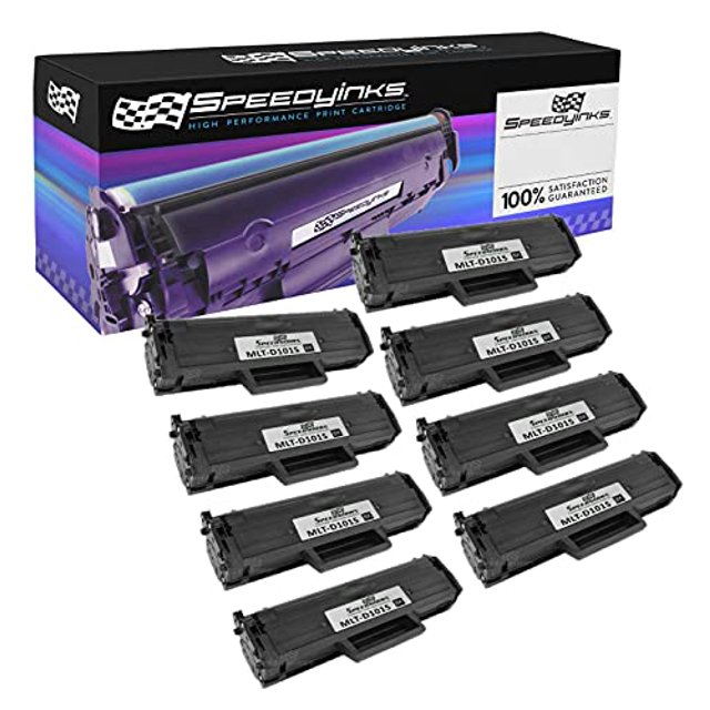 Speedy Inks Compatible Toner Cartridge Replacement for Samsung MLT-D101S (Black, 8-Pack)