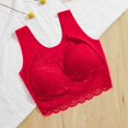 thumbnail image 3 of Sujetador de mujer sexy de encaje de talla grande de una pieza Bralette Top hace que los pechos grandes parezcan más pequeños Push Up Lencería femenina, 3 of 5