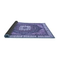 thumbnail image 2 of Ahgly Company Indoor Rectangle Abstract Blue Modern Area Rugs, 2' x 4', 2 of 4