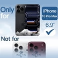 thumbnail image 2 of JETech Magnetic Case for iPhone 18 Pro Max |Compatible with MagSafe, Solid Color TPU Frame (Black), 2 of 7