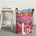 thumbnail image 6 of ZICANCN Laundry Basket Organizer, Mushrooms Flowers Autumn Folk Collapsible Hamper for Bathroom Bedroom Laundry Room, Medium Size, 6 of 7
