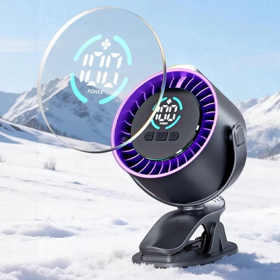 Darzheoy Clip On Rechargeable Fan,Portable Clip Fan with LED Night Light and 100-Speed Long Press Adjustment,USB Rechargeable Desk Fan for Home Office,Bedroom,Car,Travel,Quiet Air Circulation.