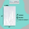 thumbnail image 3 of 1.5 Mil Expandable Gusseted Bags LDPE - 20"X18"X26" & (500 Bags), 3 of 7