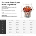 thumbnail image 5 of Kdxio Men's Hawaiian Shirt for Men Short Sleeve Shirt Basketball Shot Summer Casual Holiday Beach Button Down T-Shirts, 5 of 5