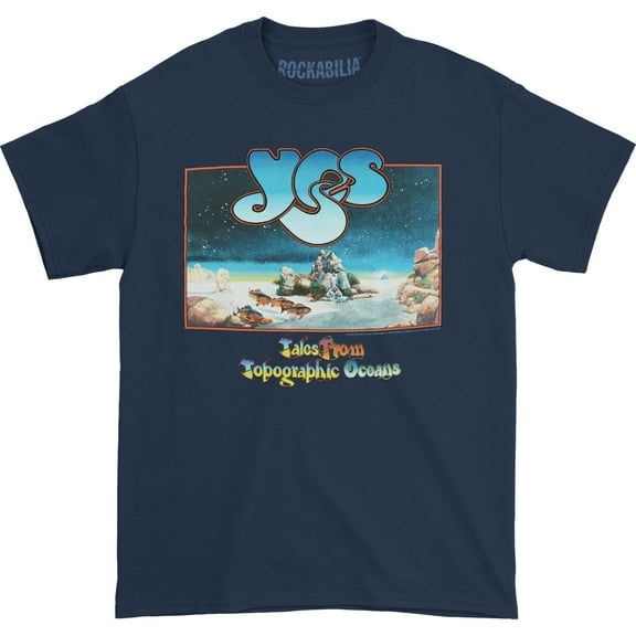 Yes Men's Tales T-shirt Large Navy